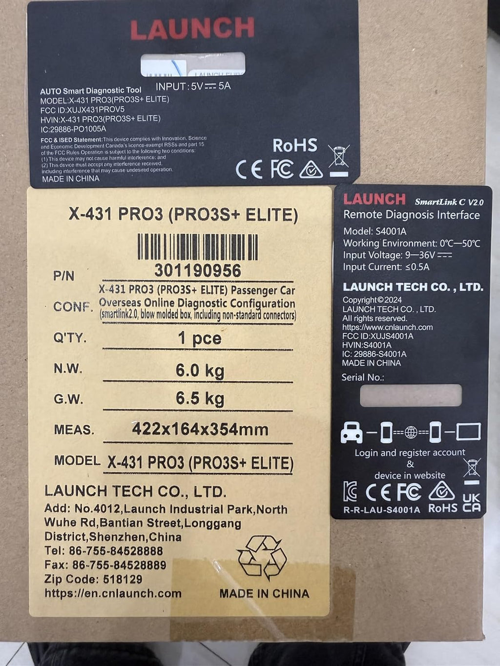 LAUNCH X431 PRO3S+ Elite with SmartlinkC 2.0,2026 Bi-Directional Scan Tool with J2534,OEM Topology Map, HD Truck Scan,ECU Code,CANFD &DOIP,FCA AutoAuth,60+ Service,2 Years Update