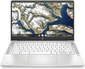 HP Chromebook 14-Inch HD Laptop, Intel Celeron N4000, 4 GB RAM, 32 GB eMMC, Chrome (14a-na0020nr, Ceramic White) (Renewed)