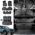 Floor Mats for 2020-2025 2026 Ford Explorer 7 Seats Bench Seat Car Mat Accessories, All Weather TPE Cargo Mat Backrest Mat Active/Platinum
