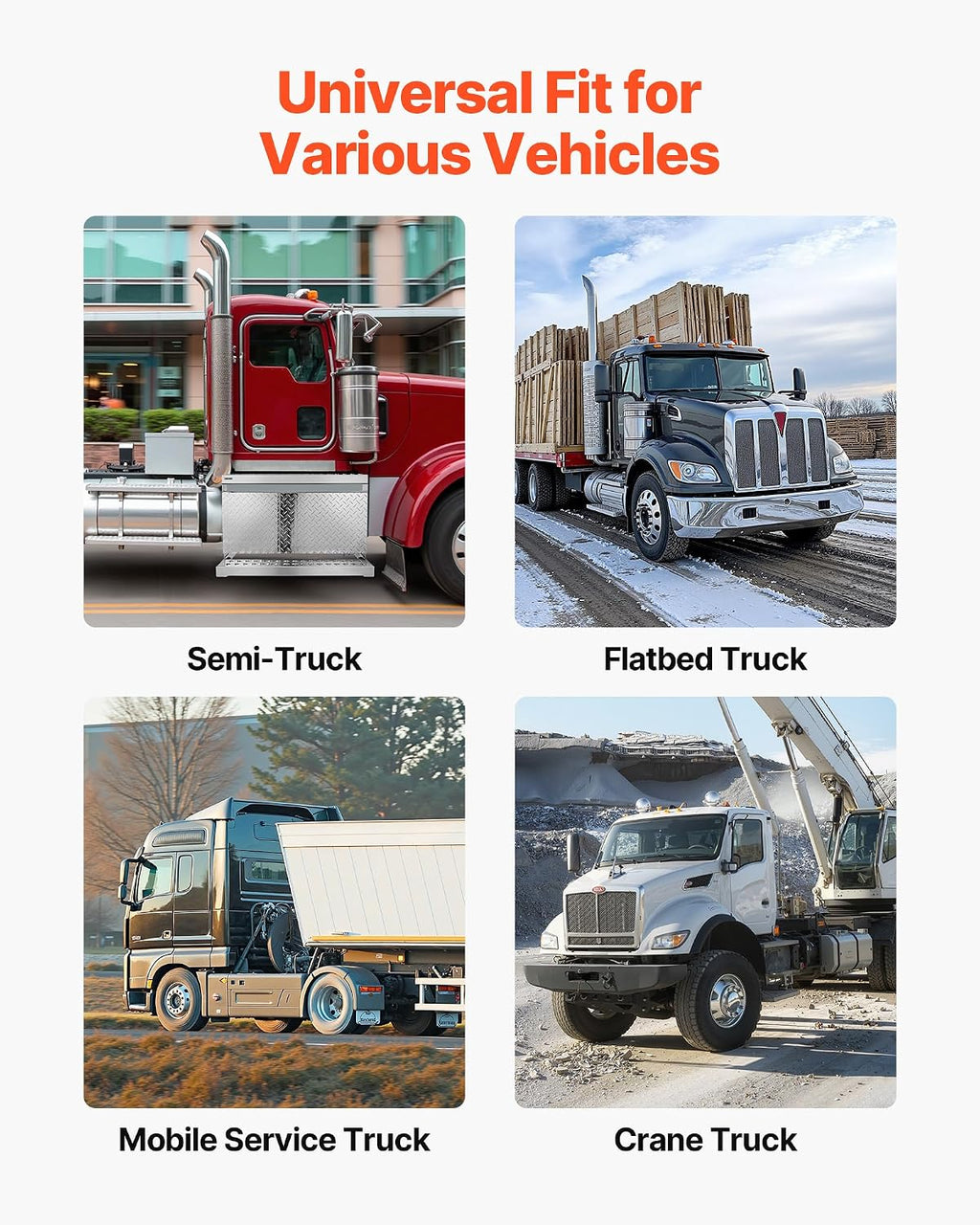 VEVOR Semi-Truck Step Tool Box, 31' x 30' x 19' Heavy Duty Aluminum Diamond Plate Toolbox, Waterproof Cab Entry Step Storage Box with Shock-Absorbing Latch for Flatbed, Crane, and Semi Trucks
