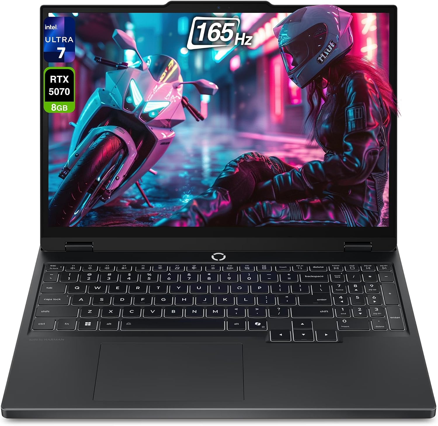 Lenovo Legion 5i Gen 10 Gaming Laptop, Intel Ultra 7-255HX, 32 GB DDR5 RAM, 1 TB PCIe SSD, 15.1' WQXGA (2560x1600) Display, Nvidia G-Force RTX 5070, 24-Zone RGB Keyboard, W11 Home, Eclipse Black