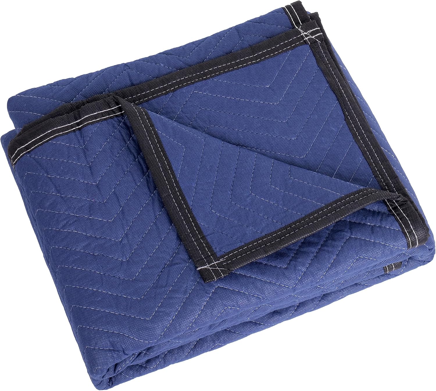 Packing & Moving Blanket - 80' x 72' 40 lb/dz - Professional Quilted Shipping Thick Furniture Pad (Blue 12 Pack)