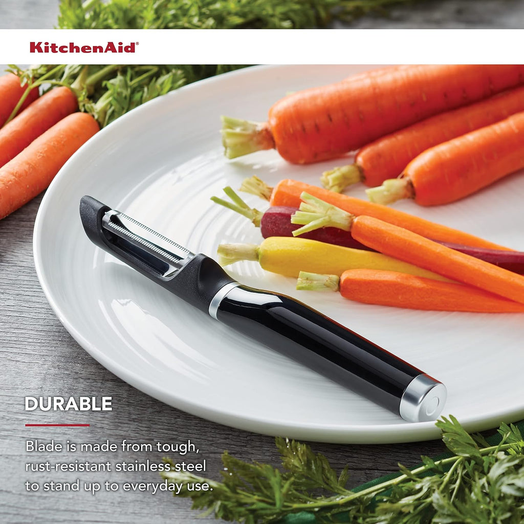 KitchenAid Classic Euro Peeler, 8.6 inches, Black (Pack of 12)