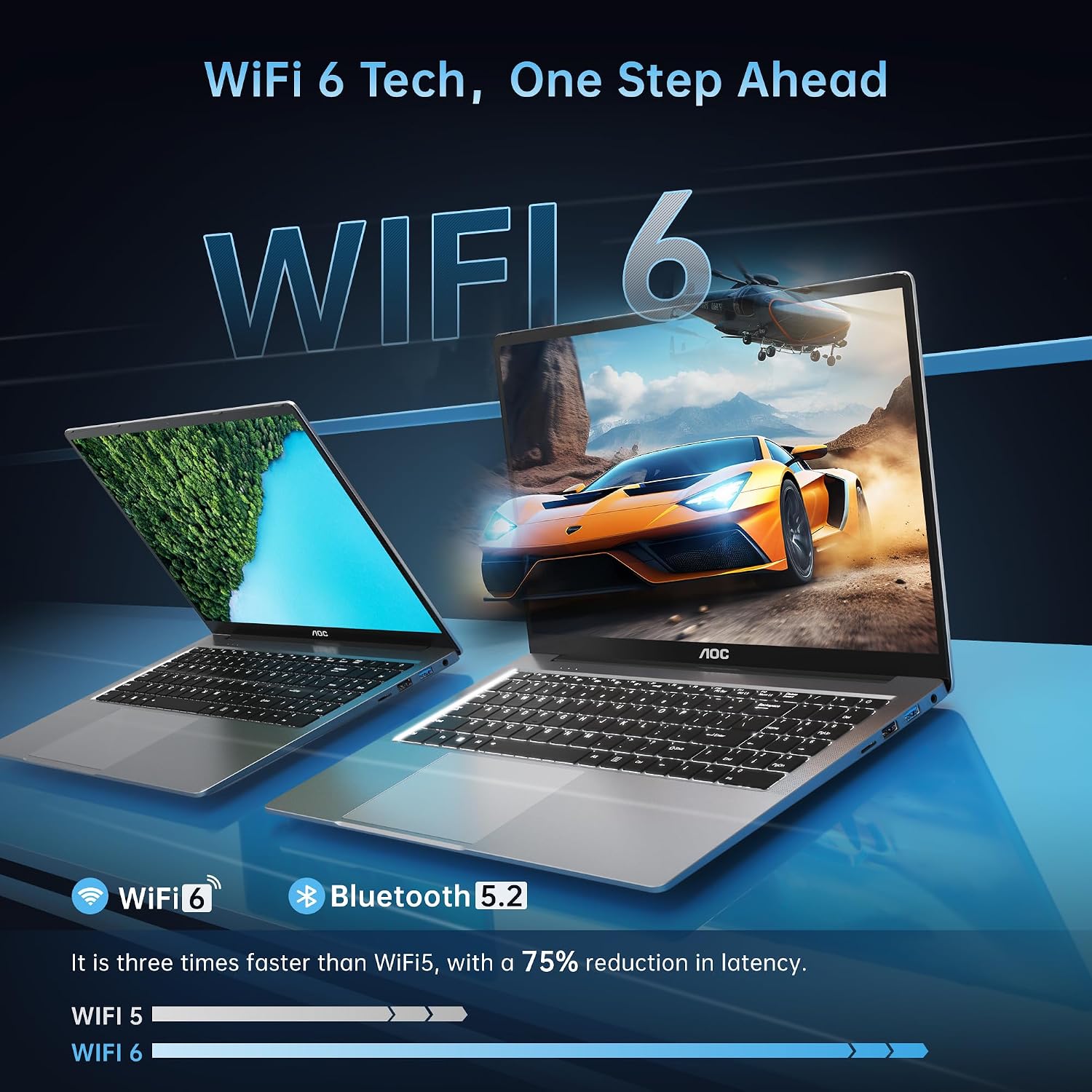 2026 Gaming Laptop with AMD Ryzen 7 Processor(8C/16T), 16' FHD Display Laptop Computer with Backlit Keyboard, 16GB RAM 512GB NVMe SSD, WiFi-6, HDMI, USB3.2, Type-C, 53Wh Battery