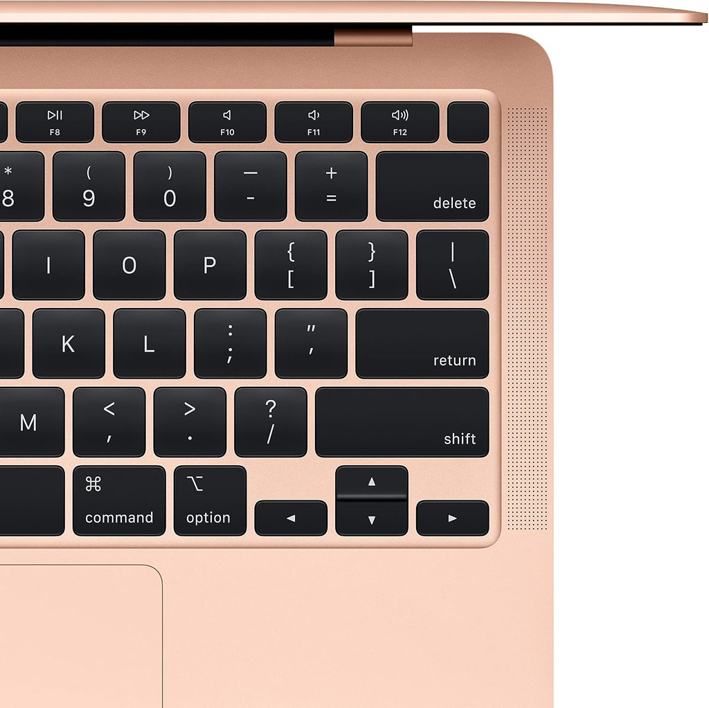 2020 Apple MacBook Air Laptop: Apple M1 Chip, 13' Retina Display, 8GB RAM, 256GB SSD Storage, Backlit Keyboard, FaceTime HD Camera, Touch ID. Works with iPhone/iPad; Gold