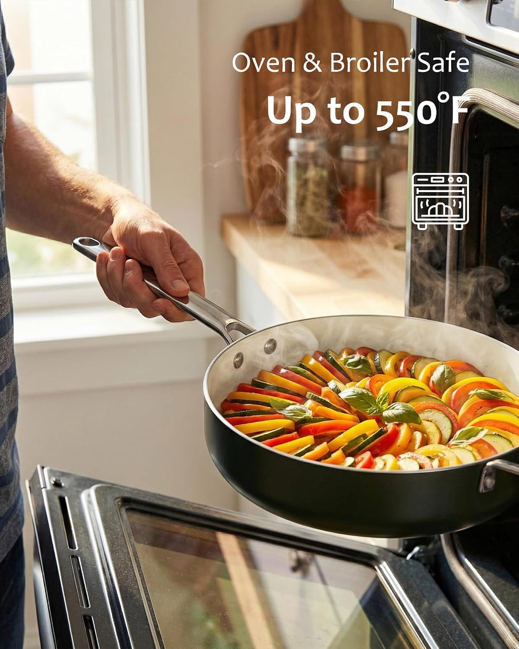 Pots and Pans Set - Nonstick Creamic Kitchen Cookware Sets Non Toxic Cookware Set With Dutch Oven, Frying Pan, Saucepan, Sauté Pan, Cooking Utensils Set, Pots and Pans for Cooking Set Gifts