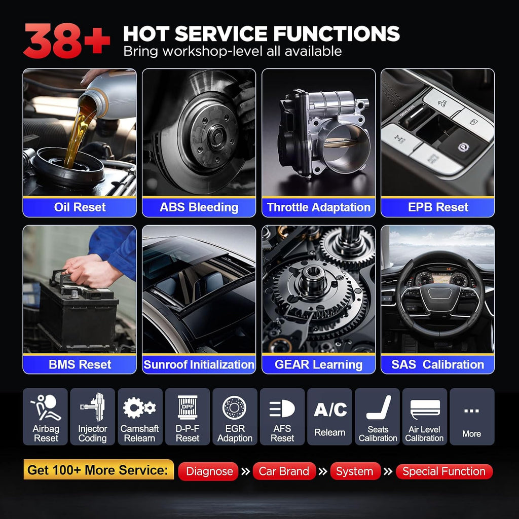 LAUNCH X431 Pro V5.0 2026 New Generation Automotive Diagnostic Scanner Tool, OEM Bluetooth Bidirectional OBD2 Scan Tool with CANFD & DOIP, 38+ Special Functions for All Cars