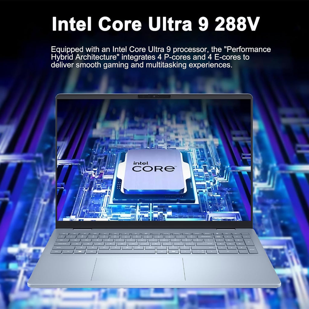 Dell 16 Plus Laptop 16' WUXGA Touchscreen Intel 8-core Ultra 9 288V (Up to 48 Tops) 32GB RAM 2TB SSD Backlit Fingerprint Wi-Fi7 for Creator Designer Business Professional Win11