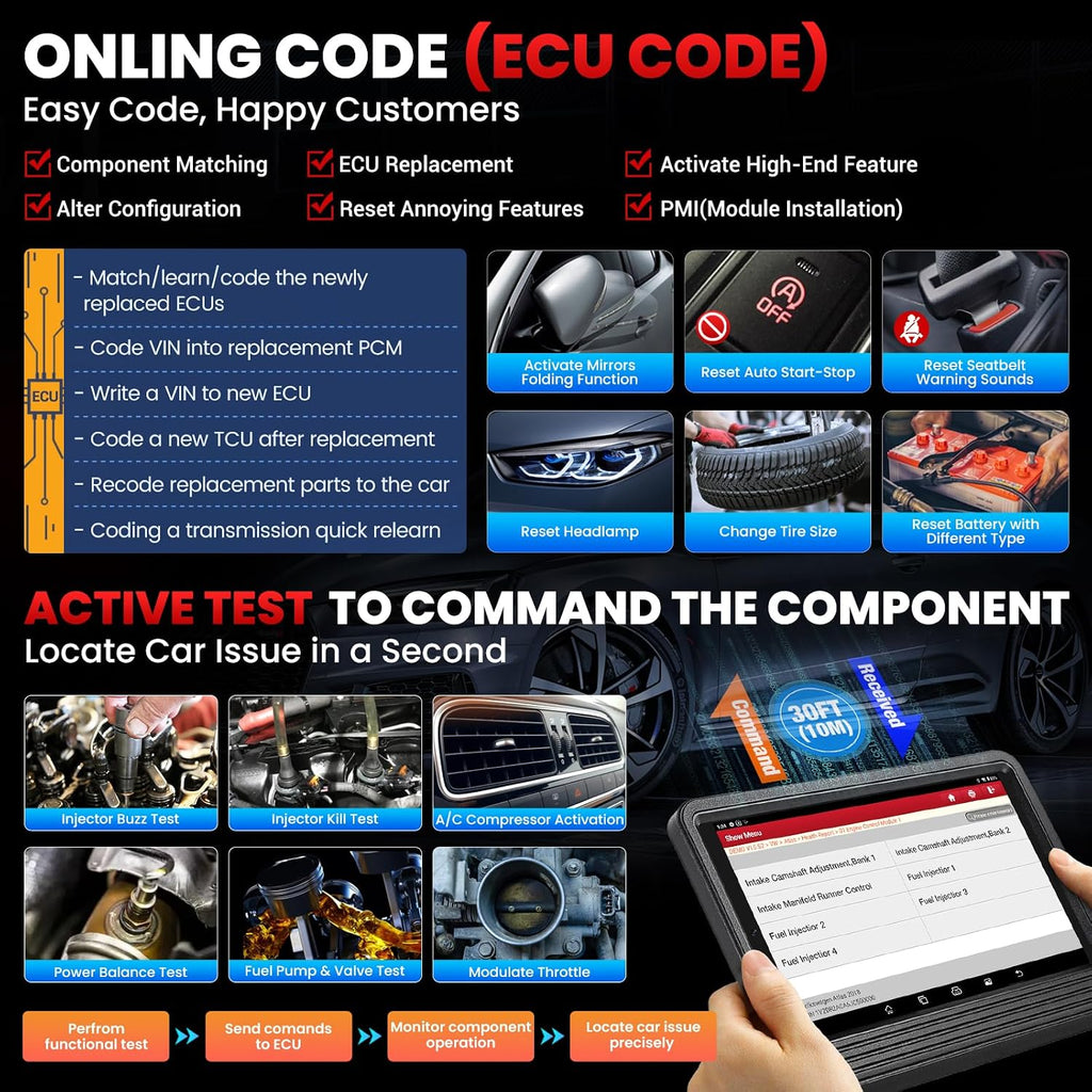 LAUNCH X431 PRO V 5.0,2026 New Gen. OEM Bluetooth Bidirectional Scan Tool w/Canfd Doip,Same as Pro3s+ 5.0,Online Code & 38+ Reset for All Cars,2 Yrs Free Update