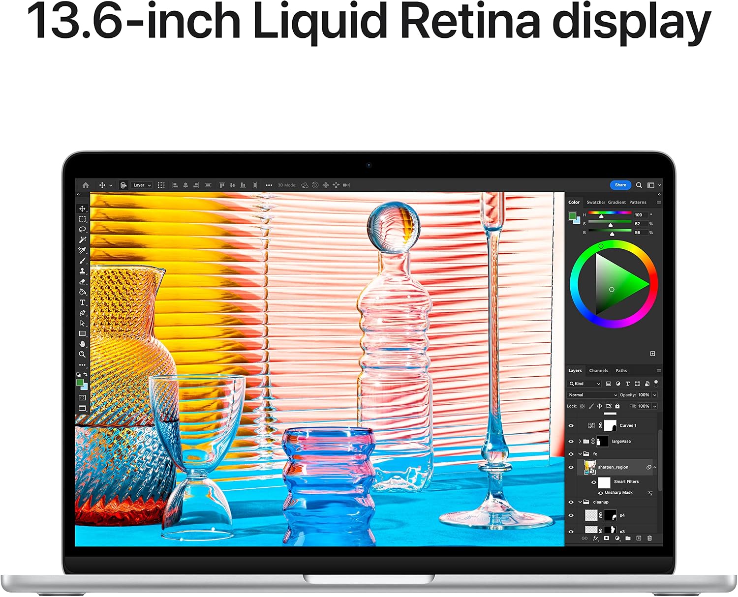 Apple 2022 MacBook Air Laptop with M2 chip: Built for Apple Intelligence, 13.6-inch Liquid Retina Display, 8GB RAM, 512GB SSD Storage, Backlit Keyboard, 1080p FaceTime HD Camera; Silver