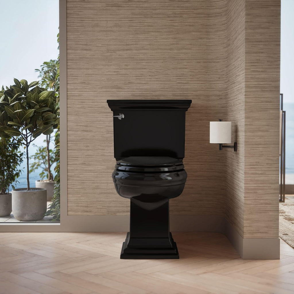 KOHLER CACHET® Nightlight Soft Close Toilet Seat Elongated, ReadyLatch®, Grip-Tight Hardware, Black