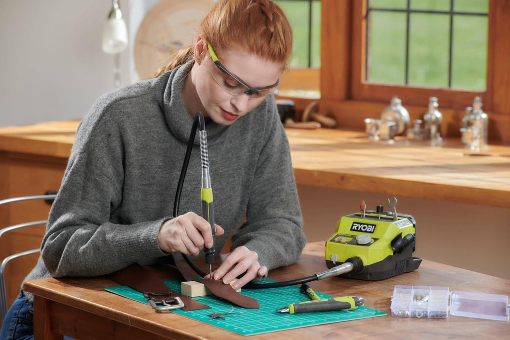 RYOBI ONE+ RRTS18-0A35 18V Cordless Mini Tool – 35 Accessories Included, Variable Speed up to 35000 rpm, Ideal for DIY, Modelling, Engraving