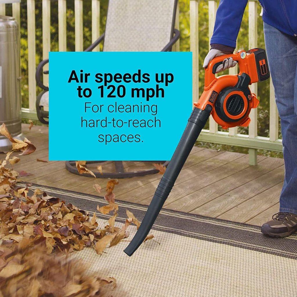 BLACK+DECKER 40V MAX* Cordless Hard-Surface Sweeper with POWERCOMMAND (LSW36)