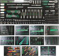 Professional Mechanic Auto Repair Tool Set, 348 Pieces Socket Set with Ratchets, Wrenches, Screwdrivers and Pliers, Metric Tools set,Manual Power Source(348 Pieces)