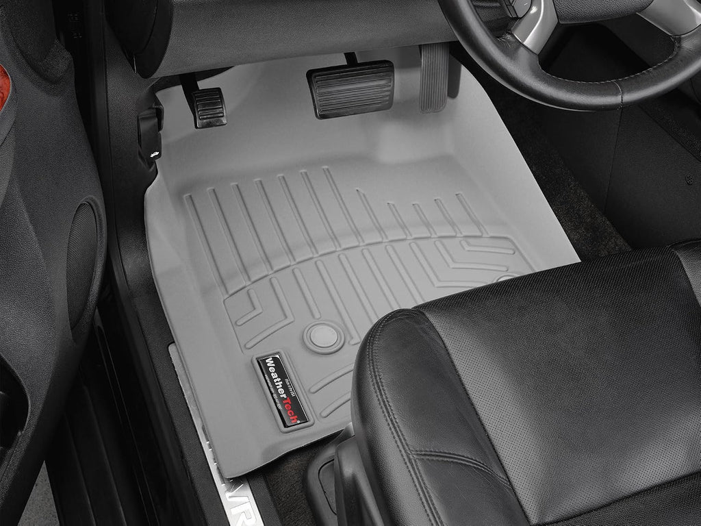 WeatherTech Custom Fit FloorLiners for Chevrolet Silverado, Silverado 2500HD/3500HD, Avalanche - 1st Row (460661), Grey