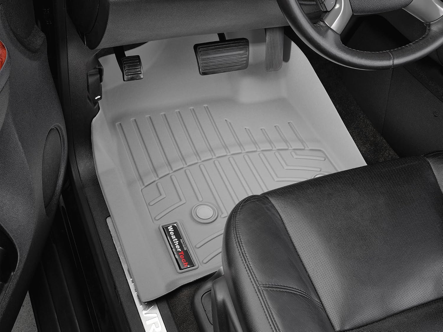 WeatherTech Custom Fit FloorLiners for Chevrolet Silverado, Silverado 2500HD/3500HD, Avalanche - 1st Row (460661), Grey