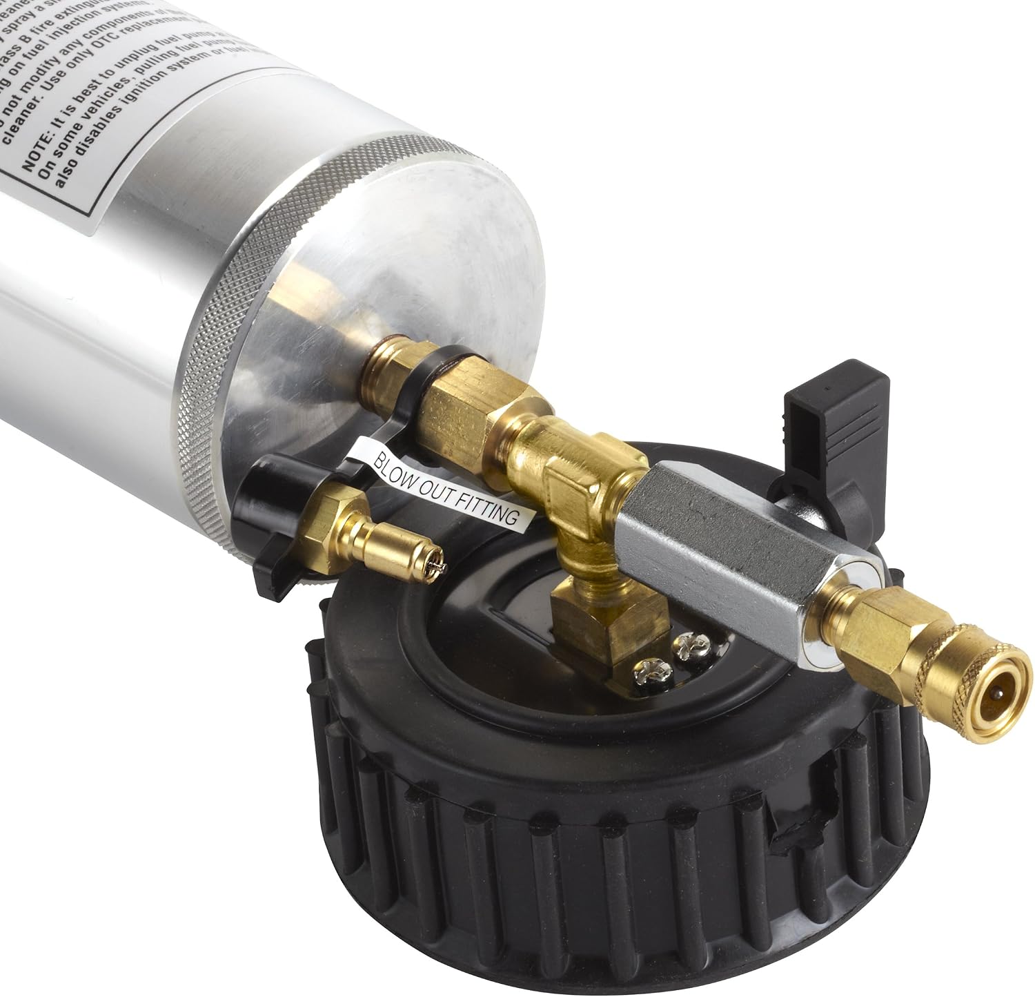 OTC 7448A Fuel Injection Cleaner Tool - Use Tool with Compressed Air and Cleaning Chemicals for Effective Direct Fuel Rail and Injection System Cleaning