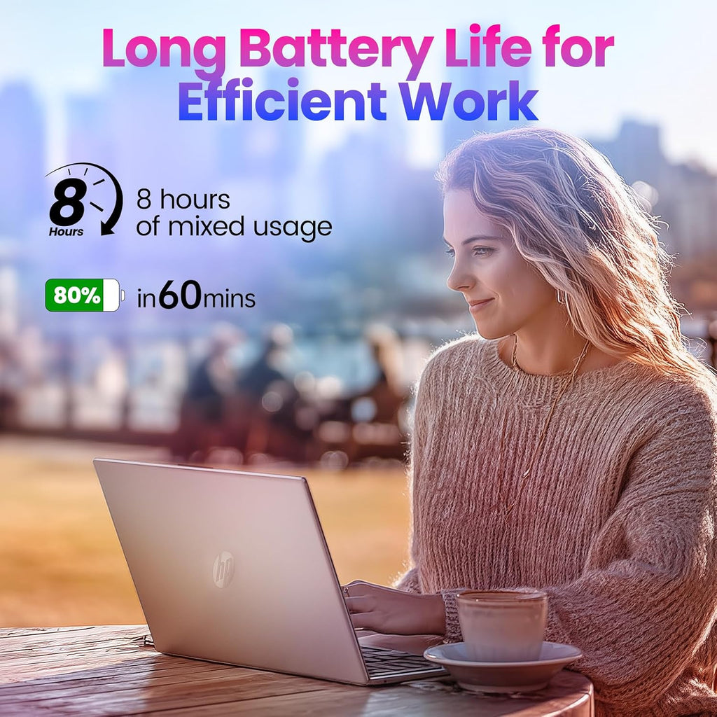 HP 2025 Touchscreen Laptop Computer for Student & Business,16GB RAM 1TB SSD Windows 11 Pro, 13th Gen Intel Core i3-1315U (Up to 4.5GHz), 15.6' LED, AI Copilot, Type-c with Patented KB Kit