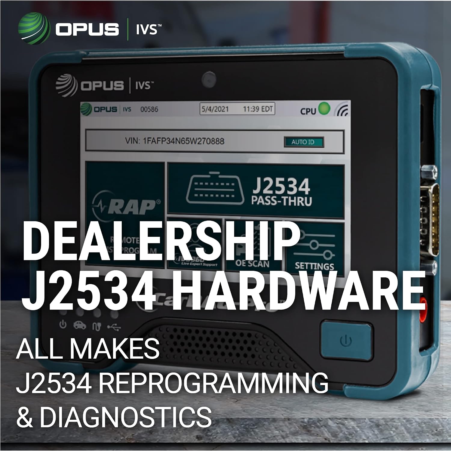 Opus IVS CarDAQ-Pro All Makes J2534 Reprogramming Tool and Remote Assisted Programming Plus IVS360