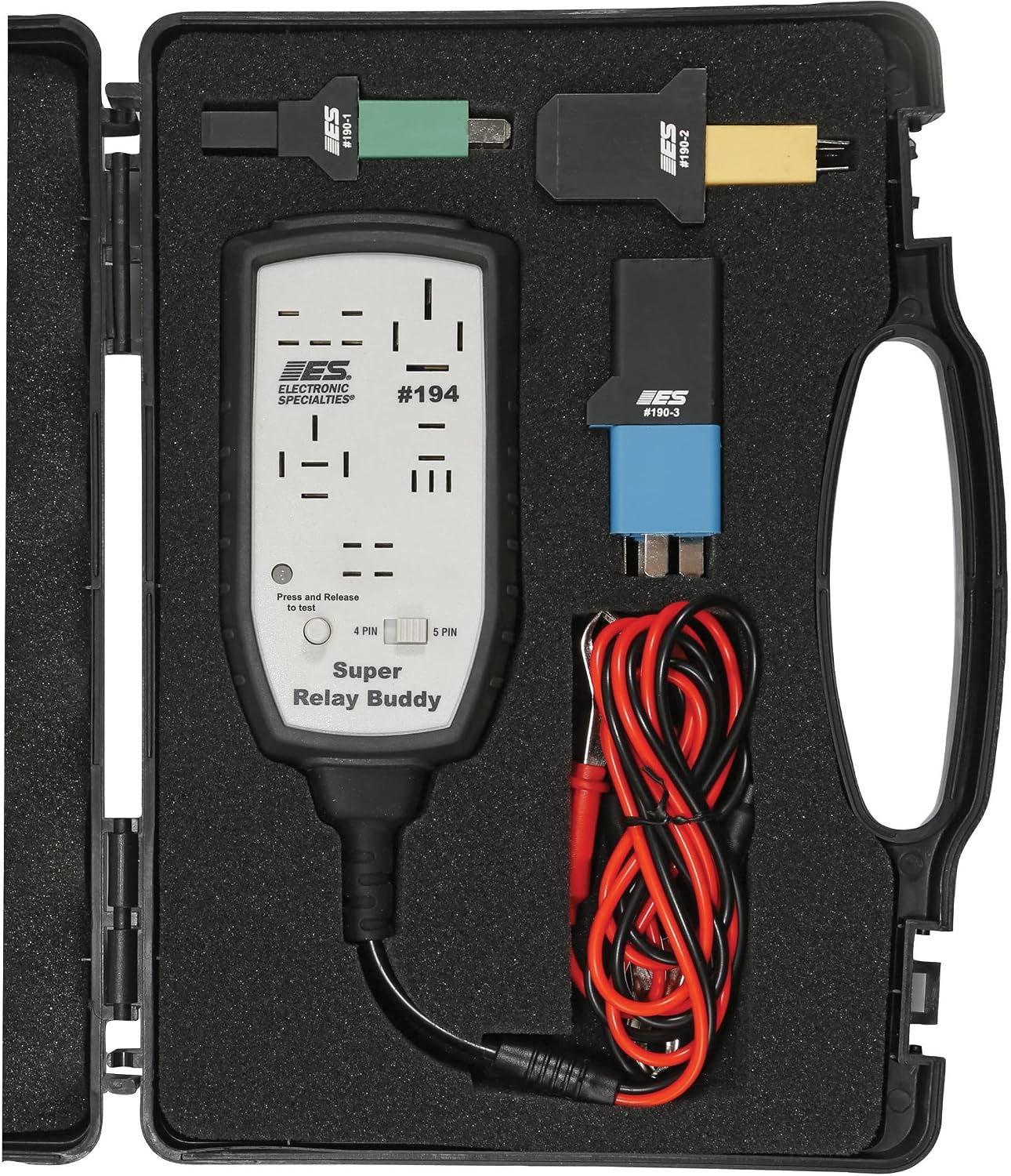 Relay Buddy Super Pro Kit,Chrome,Green/Red/Yellow