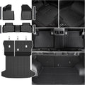Floor Mats Set for Hyundai Tucson 2022-2025 2026 Hybrid Version (Not fit Gas and PHEV), All Weather TPE Cargo Liner Backrest Mat Trunk Mat Door Sill Guards Accessories
