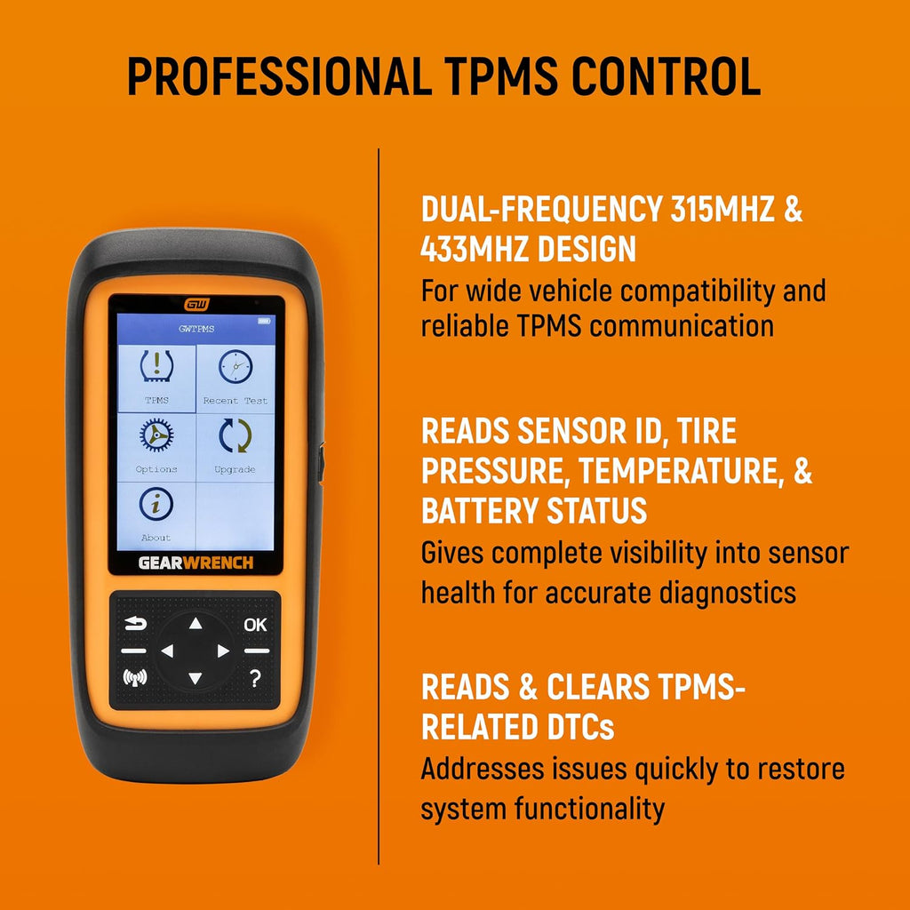 GEARWRENCH Universal Tire Pressure Monitoring System Programming & Diagnostic Tool | GWTPMS