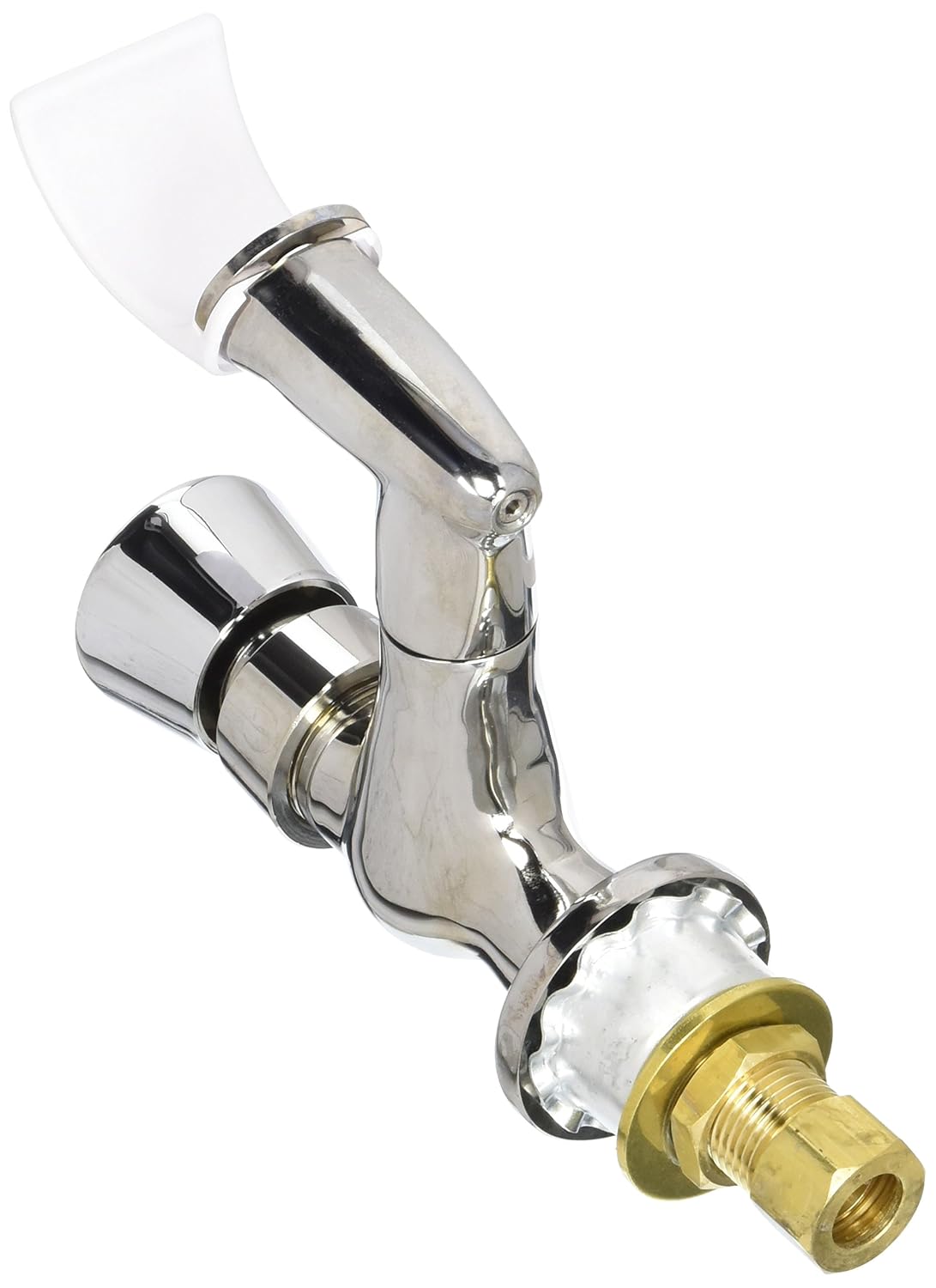 T&S Brass B-2360-01 Flexible Mouth Guard Push Button Metering Handle Flow Control Bubbler