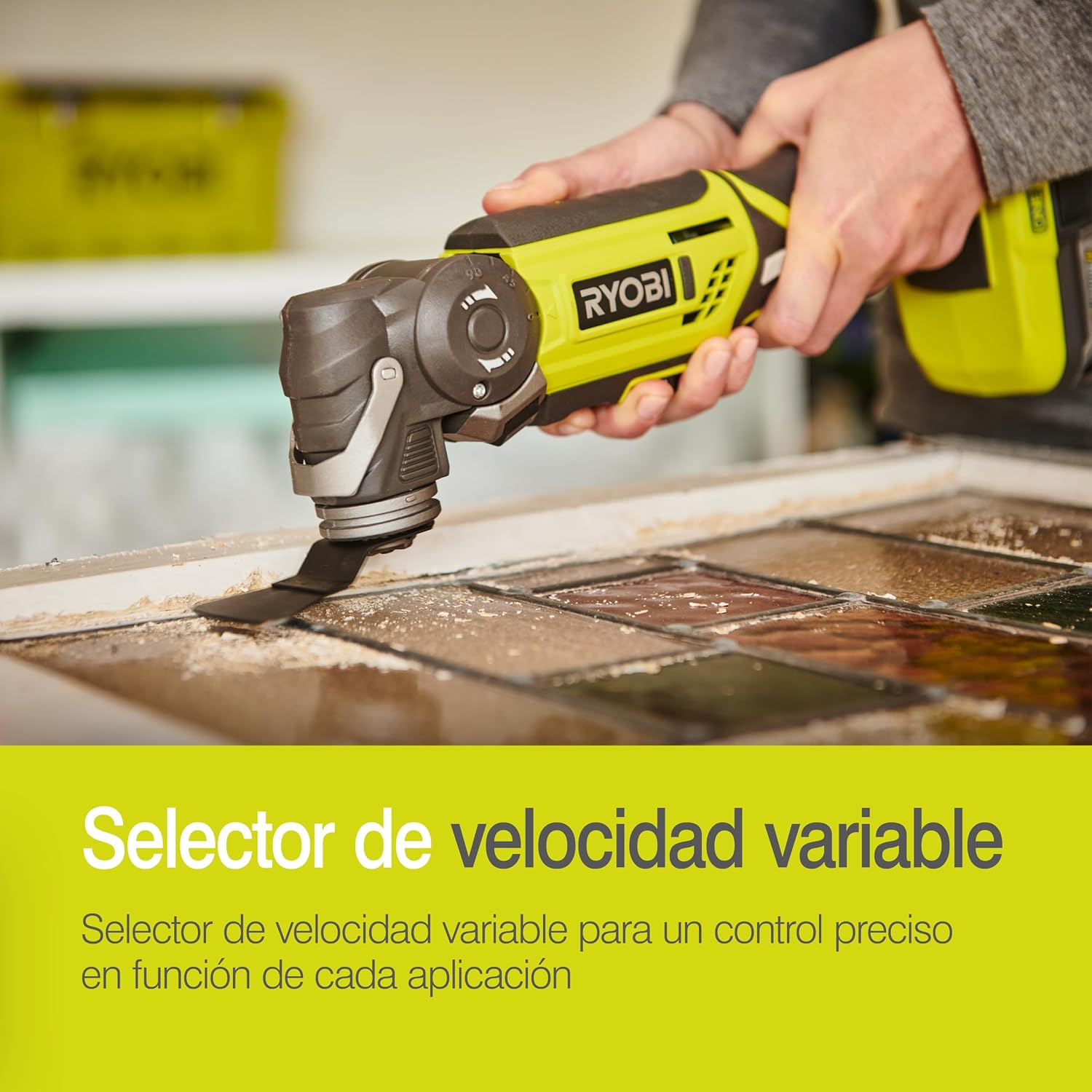 Ryobi ONE+ R18MT-0 18V Cordless Multi Tool (Zero Tool), Hyper Green