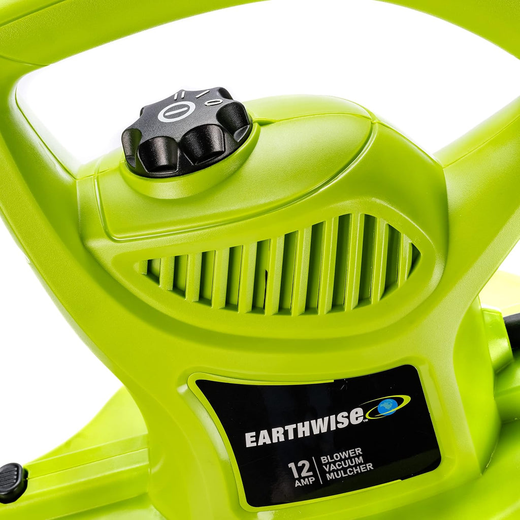 Earthwise BVM22012 12-Amp Variable Speed Corded Electric 3-in-1 Blower/Vacuum/Mulcher
