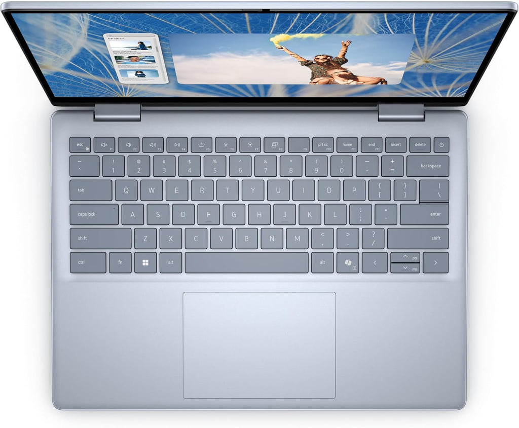 Dell Inspiron 14 2-in-1 2025 Laptop, 6-Core AMD Ryzen 5 8640HS, 14' WUXGA IPS Touchscreen Display, AMD Radeon Graphics, 16GB DDR5 1TB SSD, Backlit Keyboard, Fingerprint, Wi-Fi 6E, Win10 Pro
