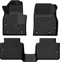 Husky Liners Weatherbeater Floor Mats | Fits 2023-2026 Mazda CX-50 | Front & 2nd Row, 3-pc Black - 96621