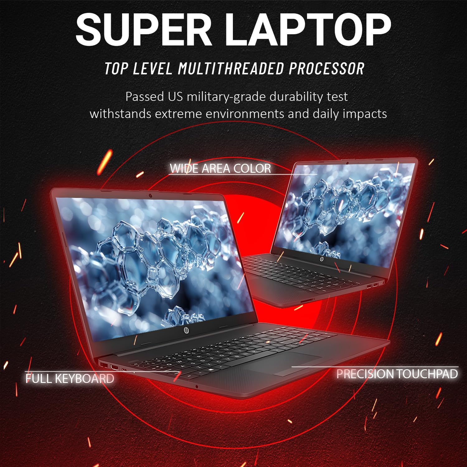 HP 2025 New 15.6' Business and Student Laptop, AMD Ryzen 5 7000-Series(Outperforms i7-1165G7), 32GB RAM, 2TB SSD, Ultra Quiet Design, Long Battery Life, Windows 11 Pro with Microsoft Office, WOWPC
