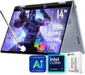 Dell 14 Plus 2-in-1 AI Ready Laptop, 14' 2K Touchscreen, Core Ultra 7 256V(>i9-12900K), Copilot+ PC, Backlit Keyboard, WiFi 7, Thunderbolt 4, Windows 11 Pro, Ice Blue(16GB 8533 MHz DDR5 RAM | 1TB SSD)