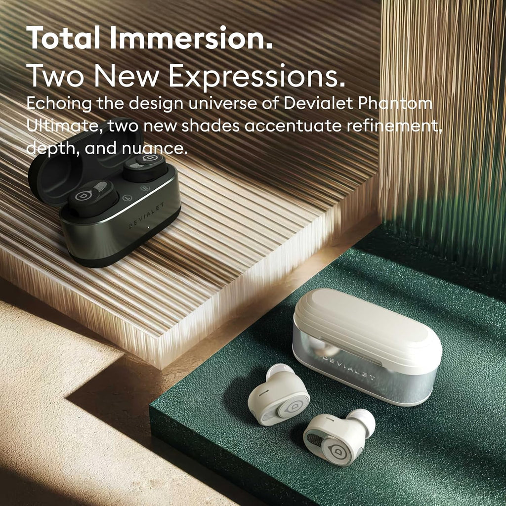 Devialet Gemini II - True Wireless Earbuds - for Daily Music & Commute Sound - Noise Cancellation - Comfort Fit (LP)