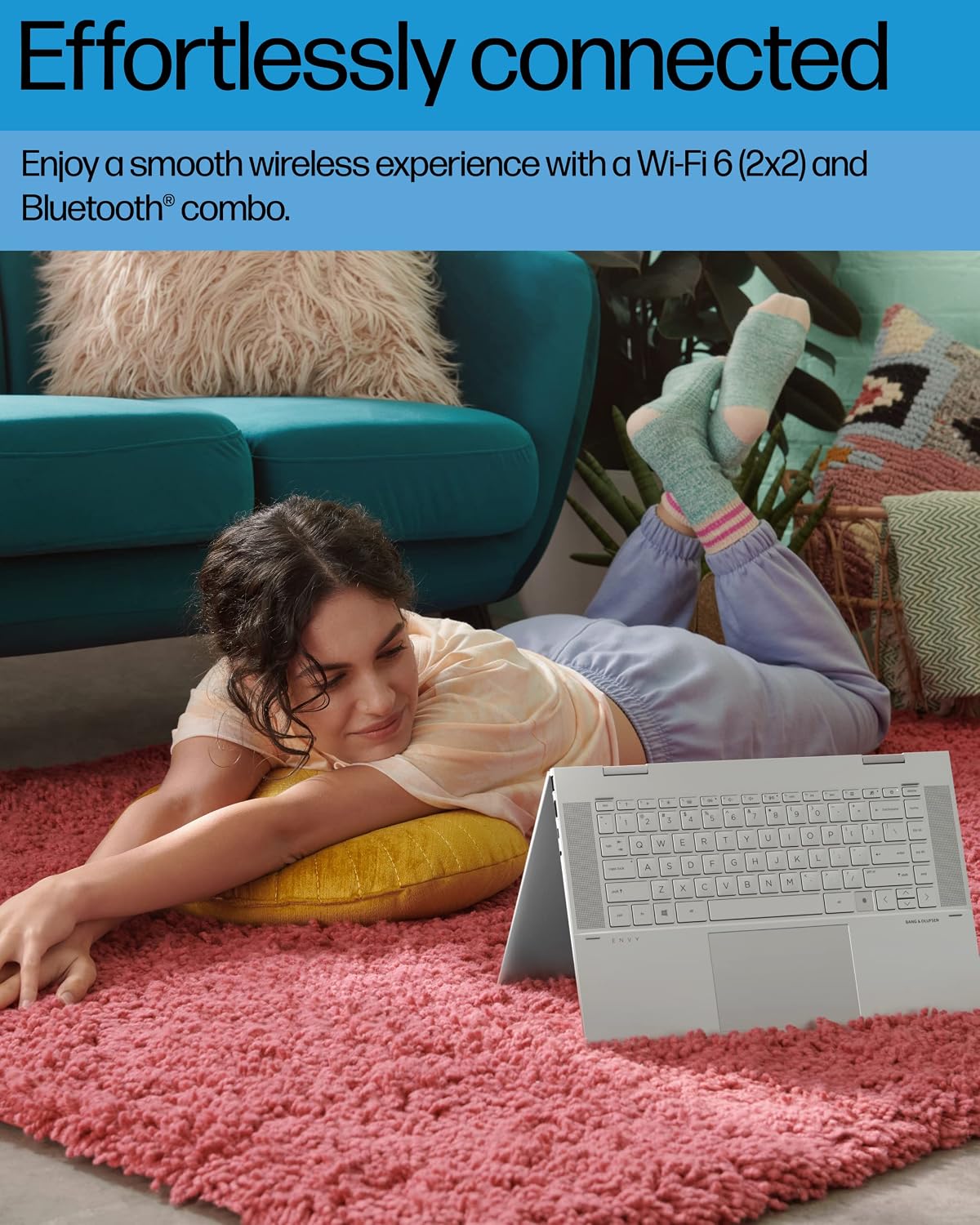 HP Envy x360 Convertible 15-inch Laptop, Intel Core i7-1260P Processor, Intel Iris Xe Graphics, 16 GB RAM, 1 TB SSD, Windows 11 Home (15-es2026nr, Natural Silver Aluminum)