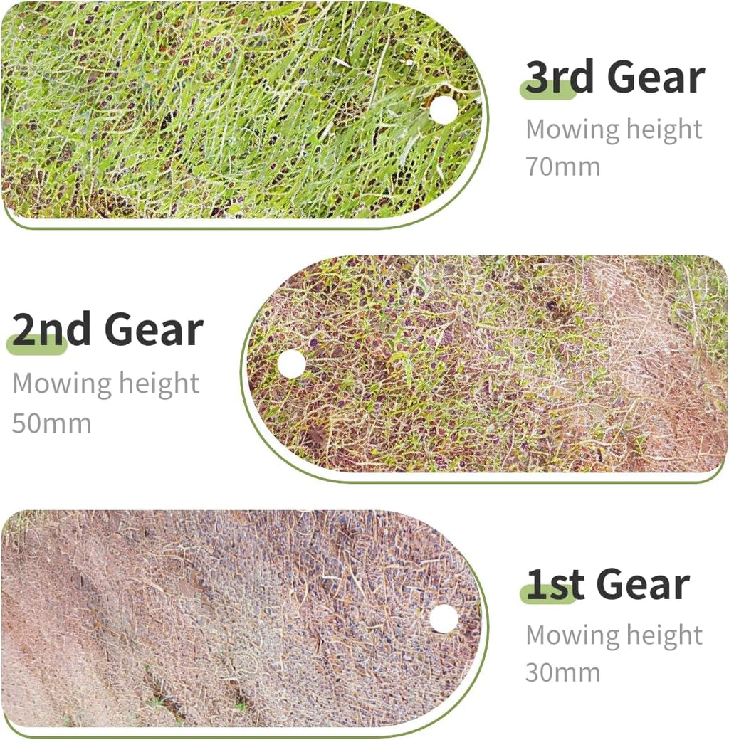 Electric Self-Propelled Lawn Mower, Light, Fast and Efficient, Lawn Beautification, Suitable for a Variety of Scenarios, Hand-Push Lawn Mower, Trimmer, Outdoor Smart