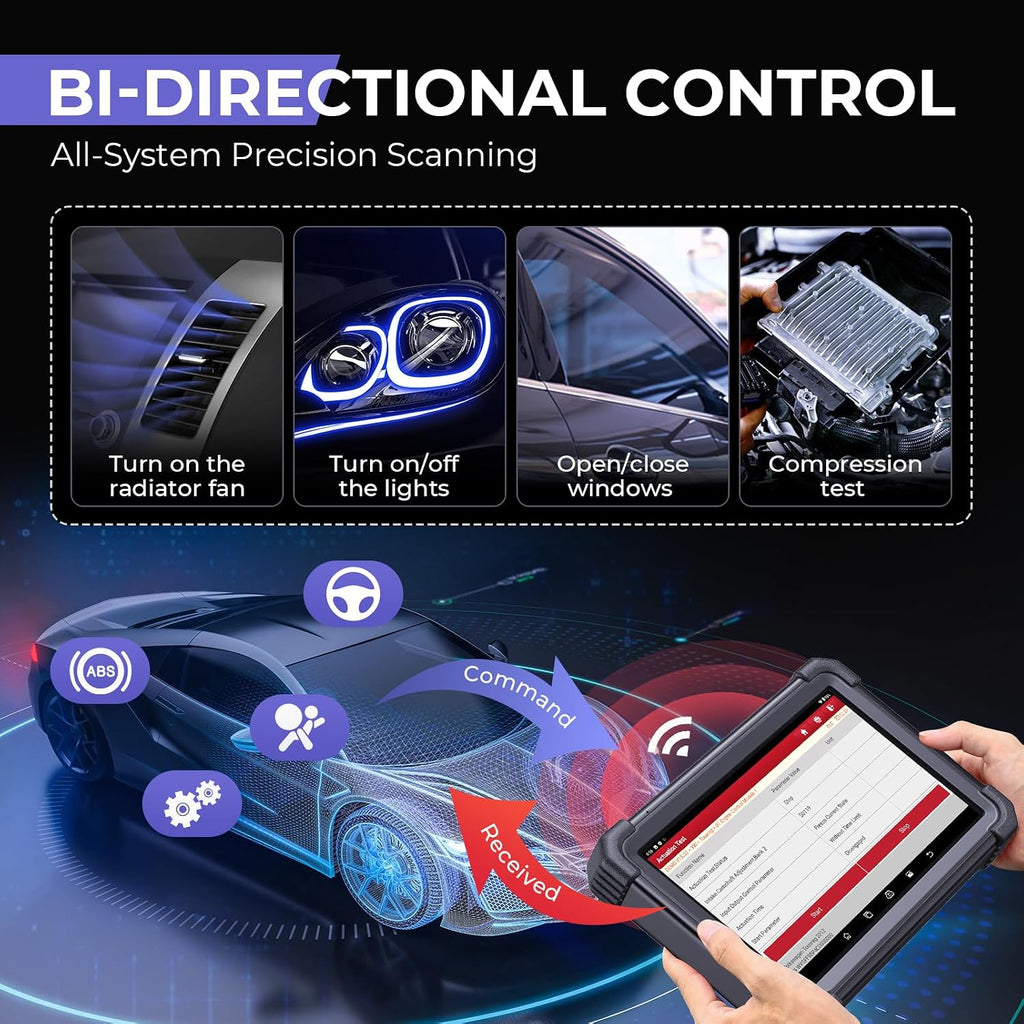 LAUNCH X431 Scanner PRO3 APEX Bidirectional Scan Tool 2026 Upgraded, OEM Topology Map, Online Coding, HD Truck, 55+ Services All-System car Diagnostics Tool,10.1 Inch, CAN FD & DoIP, FCA & Renault SGW