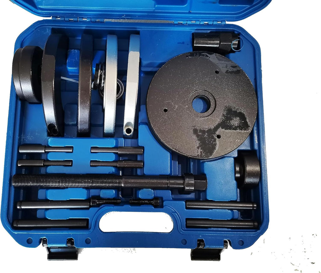INTBUYING 20PCS Wheel Hub Bearing Unit Tool Set Installer Removal Automotive Mechanics Tool Kit Heavy Duty Bearing Splitter with Case 82mm