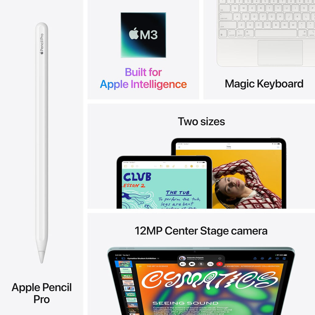Apple 2025 iPad Air (11-inch, Wi-Fi, 128GB) - Space Gray (Renewed)