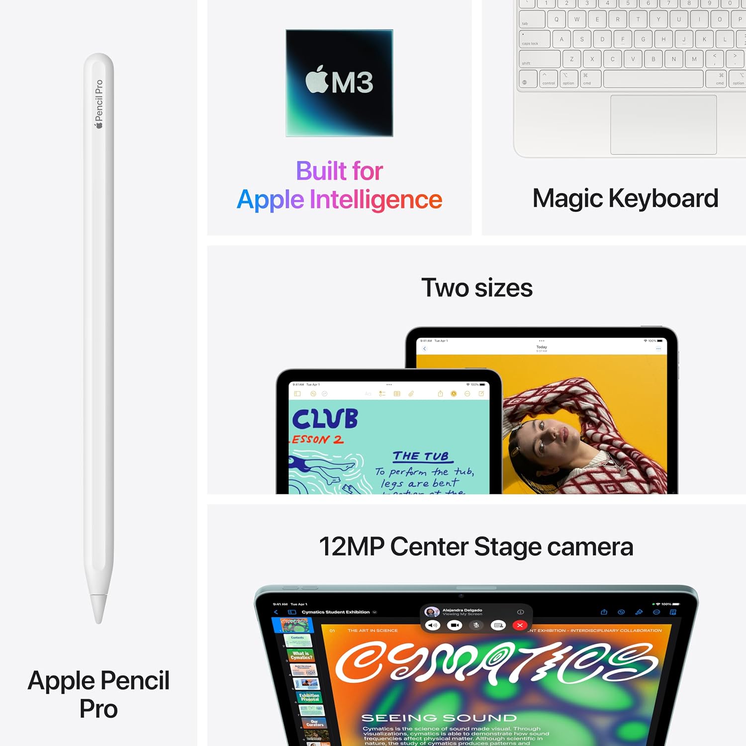 Apple iPad Air, 2025 with M3 Chip (11-inch, Wi-Fi, 1TB) - Space Gray (Renewed)