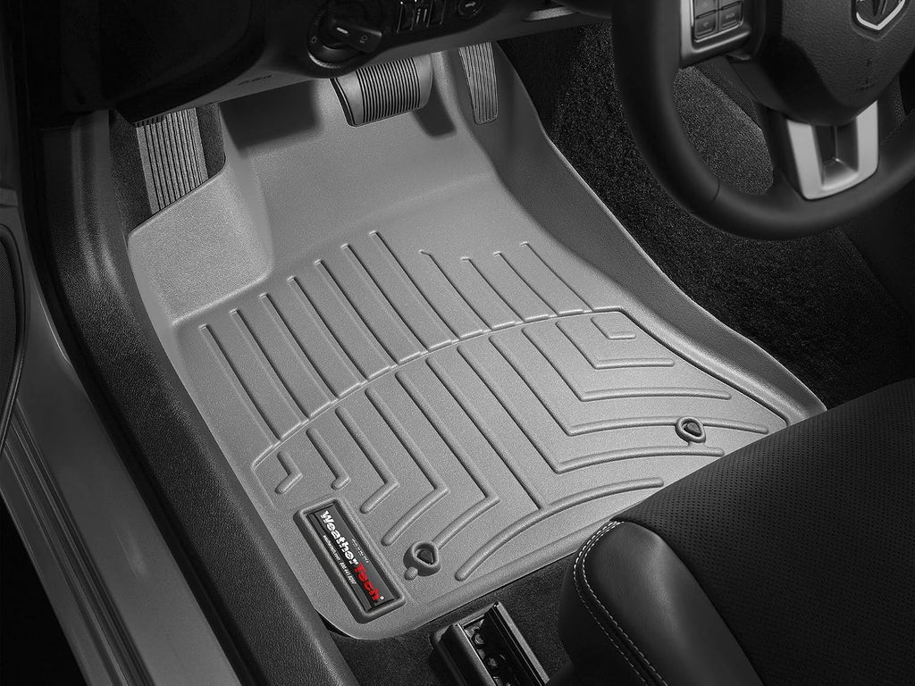 WeatherTech Custom Fit FloorLiners for Dodge Challenger, 300, Charger - 1st Row (464251), Grey