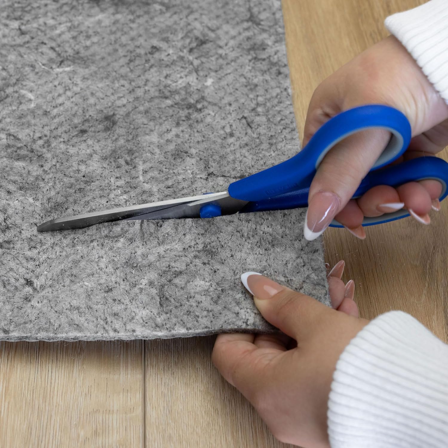 RUGPADUSA - Vinyl Lock - 7'x9' - Felt and EVA - Non-Slip Rug Pad for Vinyl, Luxury Vinyl Plank (LVP) Flooring