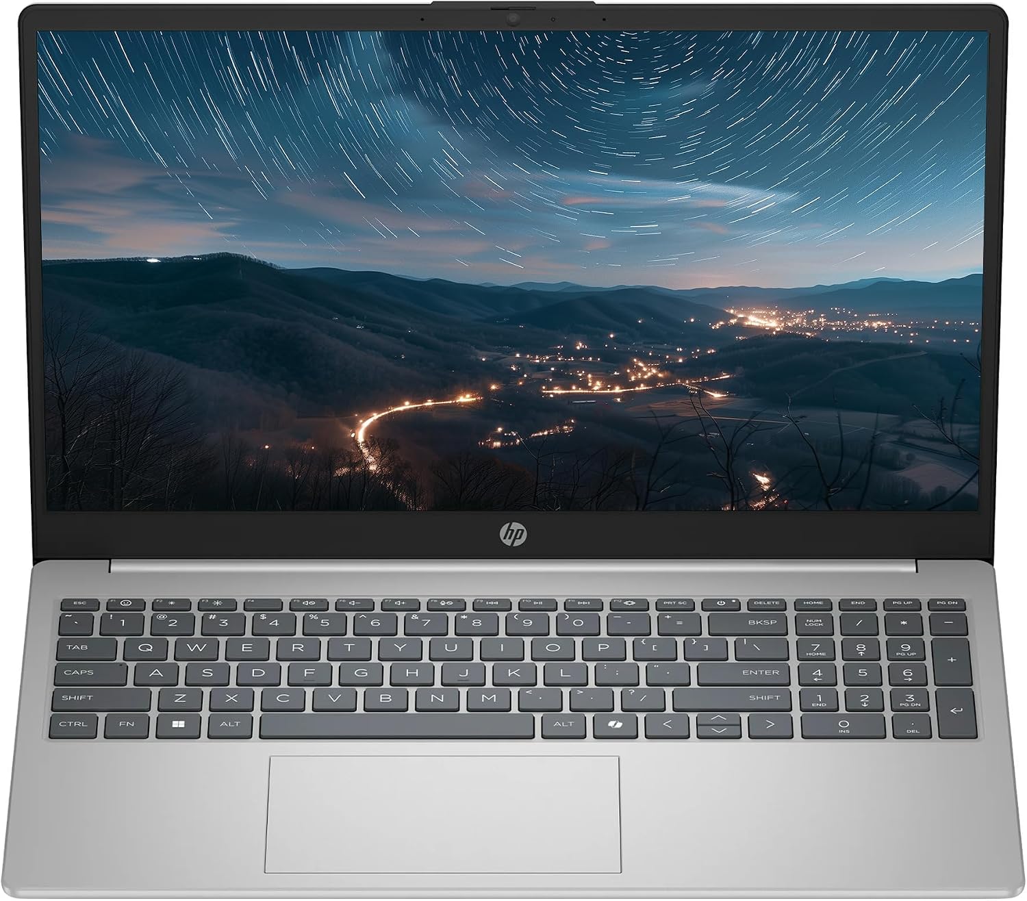 HP 15.6' Touchscreen Laptop Computer, Windows 11 Home 40GB RAM 2TB SSD, Intel Core i7-1355U, FHD IPS LED Display, Numeric Keypad, Camera Privacy Shutter, SageNova Earphones, Natural Silver