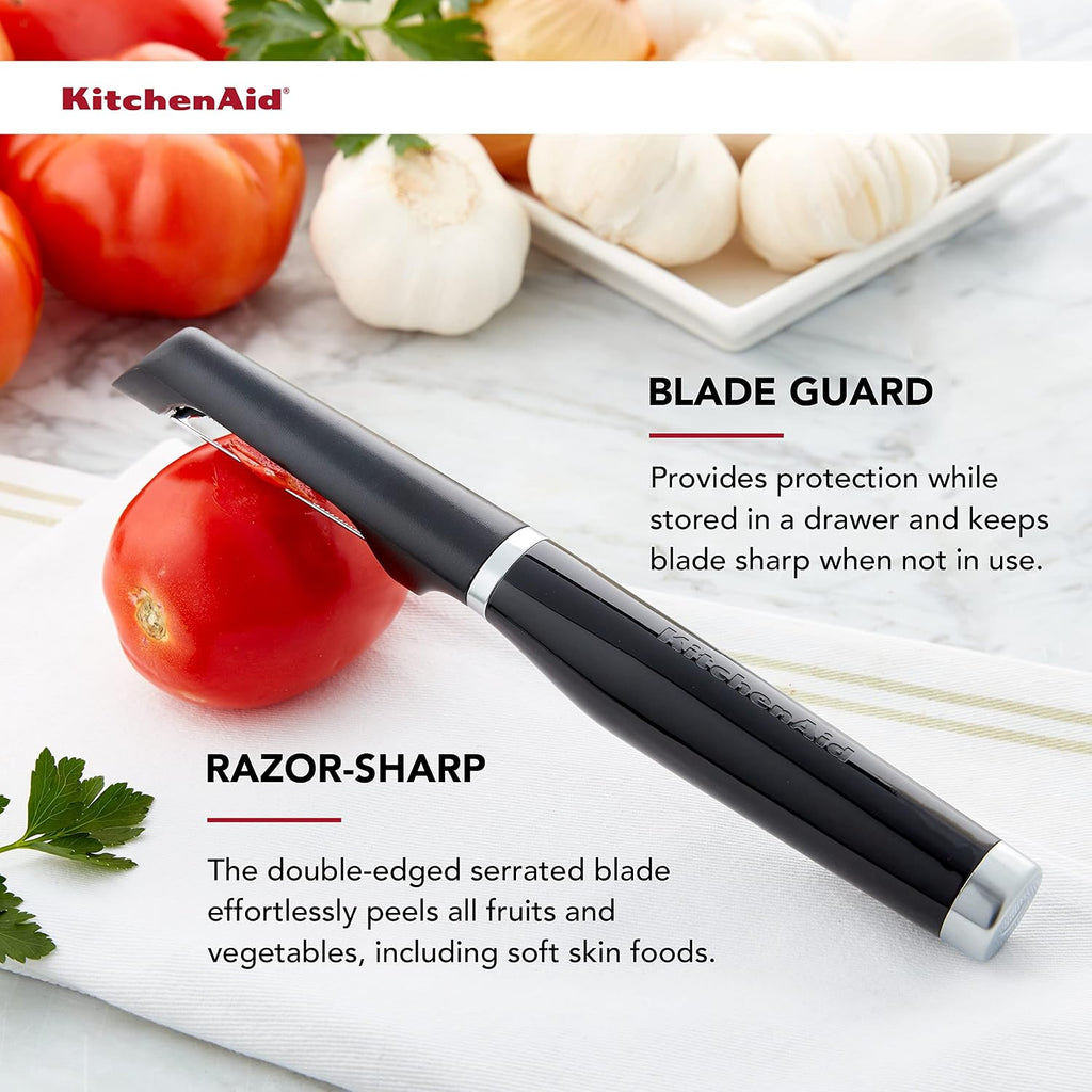 KitchenAid Classic Euro Peeler, 8.6 inches, Black (Pack of 12)
