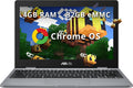 ASUS C223 11.6/'' HD Chromebook Laptop, Intel Celeron N3350 Processor, 4GB RAM, 32GB eMMC Flash Memory, Intel HD Graphics, HD Webcam, Stereo Speakers, Chrome OS, Gray, (renewed)