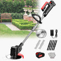 Handheld Electric Lawn Mower Portable Lawn Mowing Tool for Agriculture Household Cordless Weeder Garden Mowing Tool Lawn Brusher,24V/2.0Ah