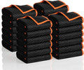 ZENY Padded Moving Blankets 6/12/18 Pack, Heavy Duty Packing Blankets Black, 72''x40'' Furniture Moving Pads for Shipping Packing Storage (24)