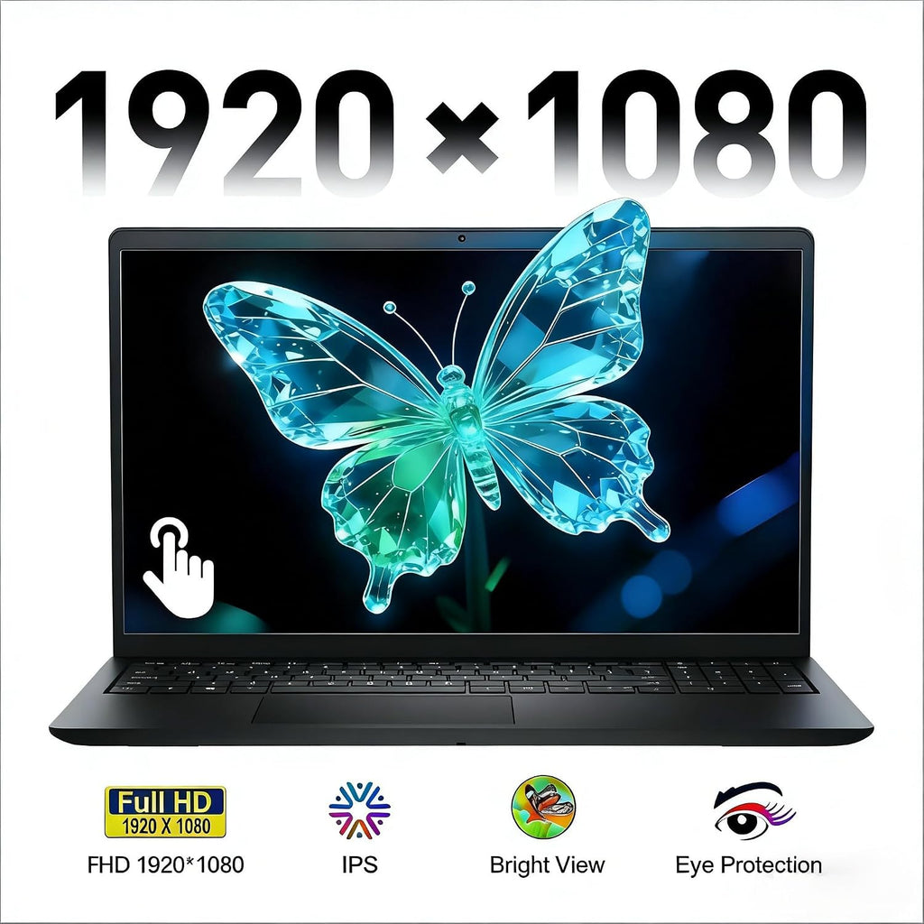 Dell Inspiron 15 FHD Touchscreen Laptop, 13th Intel 10-Core i5-1334U, 16GB RAM, 1TB SSD, Windows 11 Pro, Copilot AI, 8-in-1 HUB & Mouse, 15.6' Business & Student Laptop Computer, Carbon Black