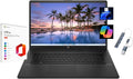 HP 2025 17.3' HD+ Laptop, with Free Lifetime Microsoft Office 2024, Intel Core i5-1334U, 16GB RAM, 256GB SSD, Intel Iris Xe Graphics, Windows 11 Pro, Jet Black, with USB Hub