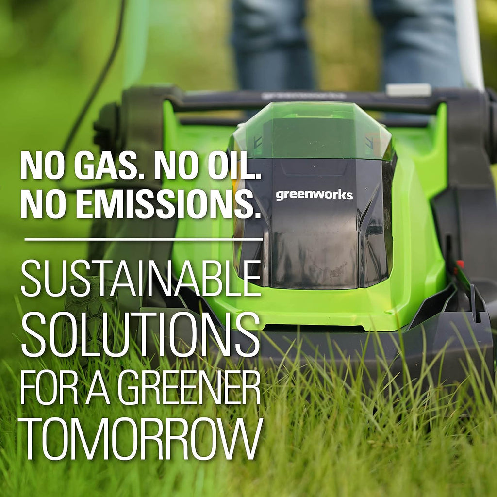 Greenworks 40V 17 inch Cordless Lawn Mower,Tool Only, MO40B01